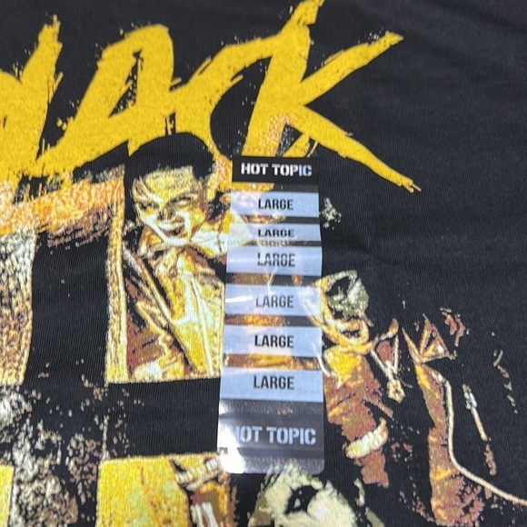 Black veil brides deadstock men’s large black 22 tour band emo rock screamo - Picture 3 of 6